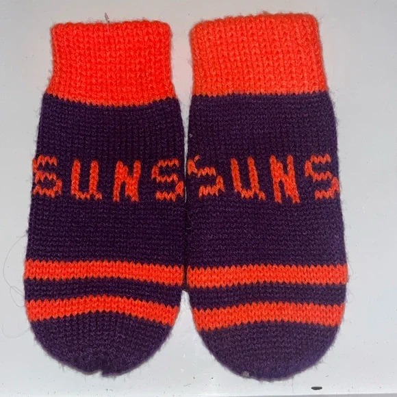 NBA Grossman Toddlers Vintage Mitten Winter Knit Gloves Team SUNS NWOT