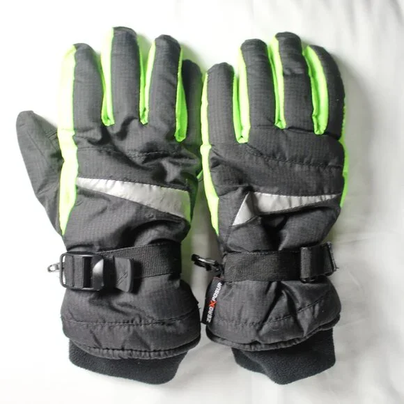 ZeroXposur Boys Large Black Insulated Winter Snow Gloves