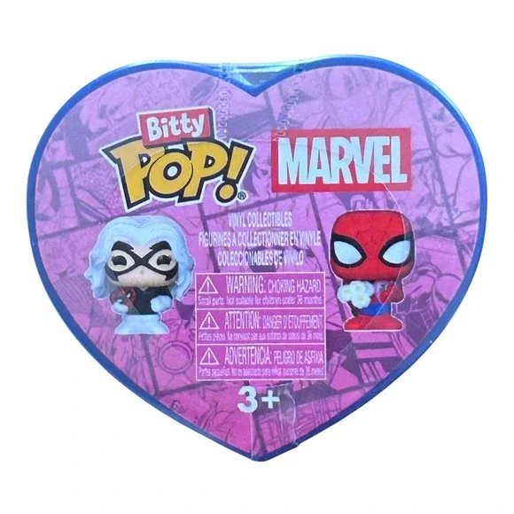Funko Bitty Pop Marvel Vinyl 1in Blue NWT Valentines Day Superhero Aesthetic
