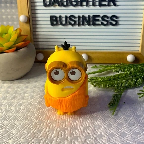 Minions Movie MCDONALDS Happy Meal Toys 2015 #5 Talking Caveman