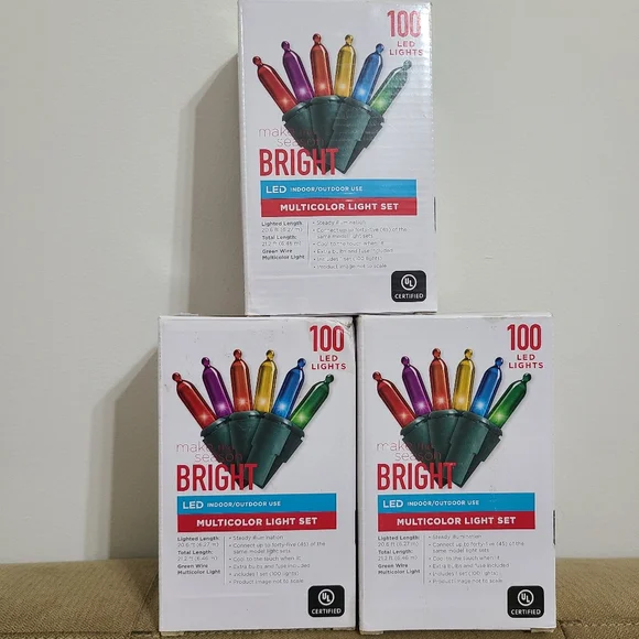 100 Multicolor LED Light Set