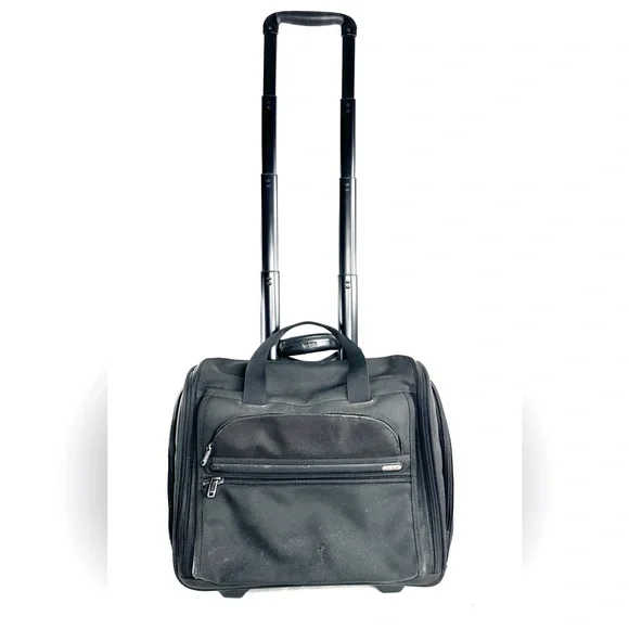 TUMI Alpha Wheeled Black Ballistic Nylon 17