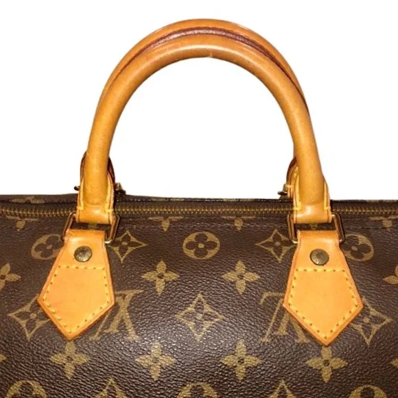 LOUIS VUITTON Speedy 30 Monogram Boston Travel Day Bag LV 30 SP0966