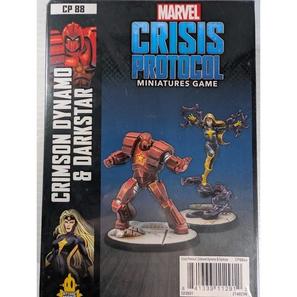 Marvel Crisis Protocol: Crimson Dynamo & Darkstar Character Expansion (CP88)‎