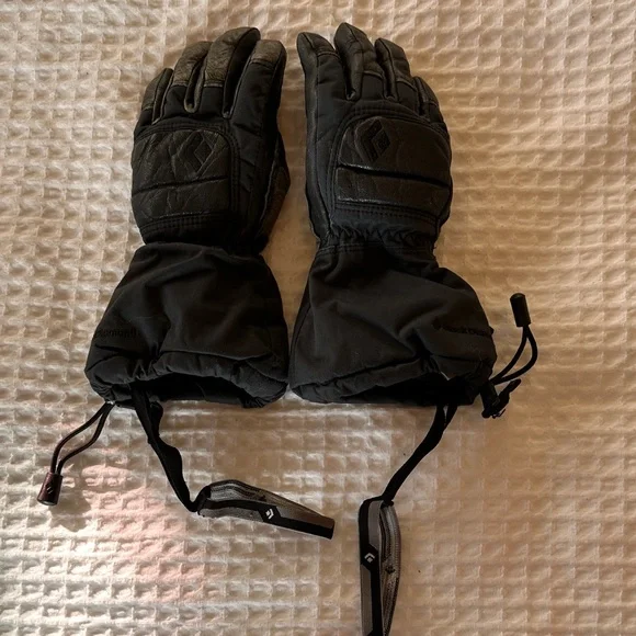 Black Diamond Kids Insulated Black Gloves-Small