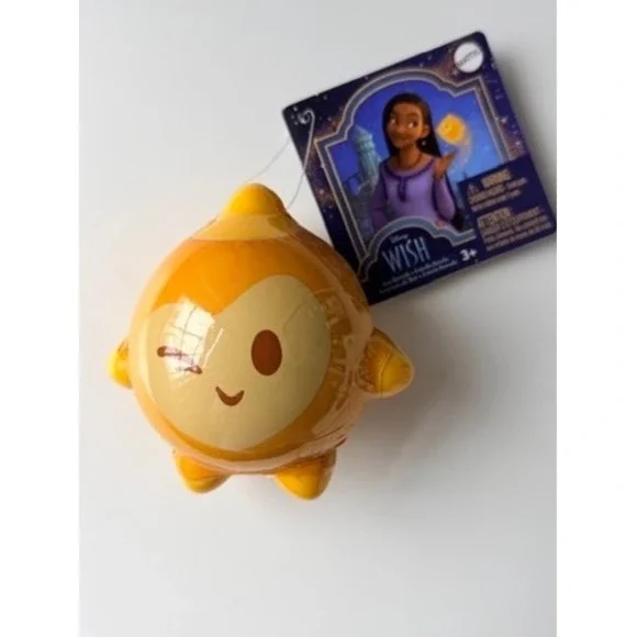 Disney Wish Star Reveals Surprise Toy Winking Star Yellow Mini‎ Figure NEW HPX30