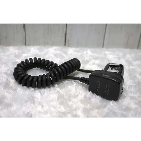 Vello Off-Camera TTL Flash Cord Compatible with Canon Cameras (3')