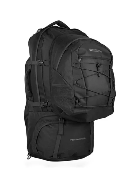 Mountain warehouse Backpack Traveller 60L 20L Black NEW
