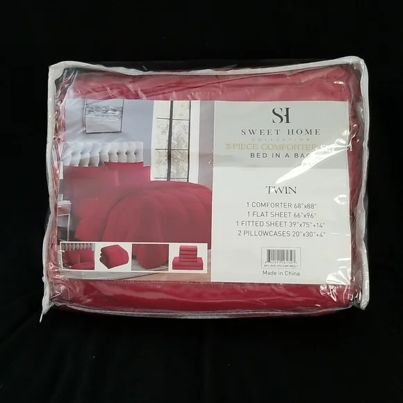 Sweet Home 5pc Twin Comforter Set