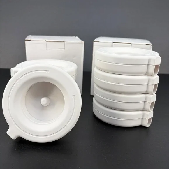 Lulu Home Cat Water Fountain Filter 2Pack Bundle White Round Replacement Filters