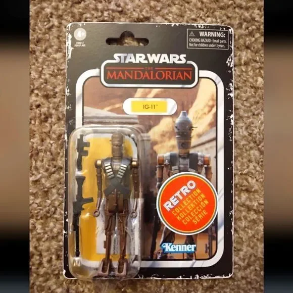 Star Wars Mandalorian Retro IG-11 Action Figure, BRAND NEW SEALED