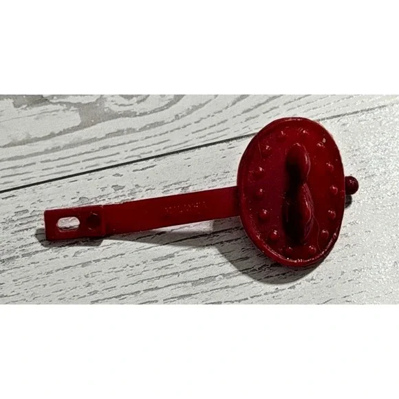 Vtg MOTU He-Man Beast Man SPIKED ARM BAND armor red‎ original weapon accessory