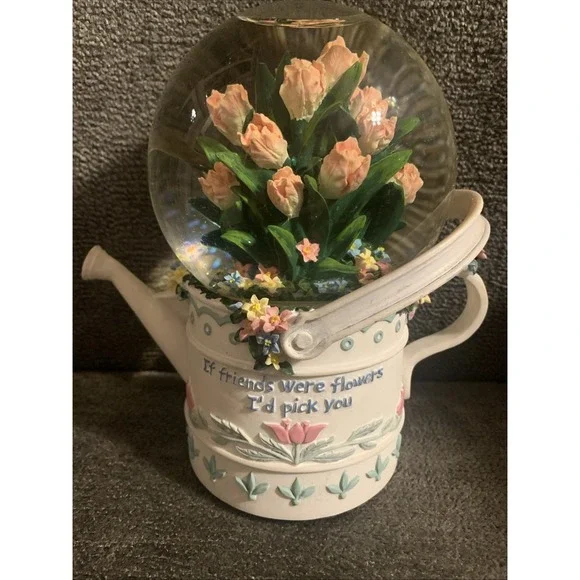 San Francisco Music‎ Box Company Globe Watering Can THAT'S WHAT FRIENDS ARE FOR