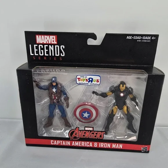 Marvel Legends Avengers Captain America & Iron Man Only at Toys R Us Hasbro 2015