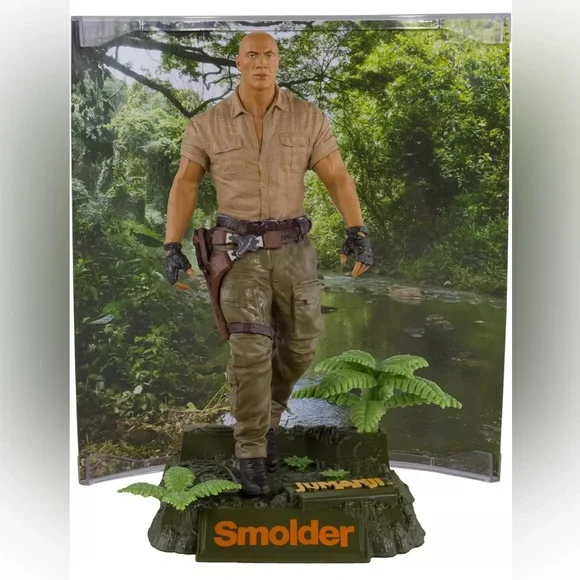 McFarlane Toys - Movie Maniacs Smolder (Jumanji) 6” Posed Figure