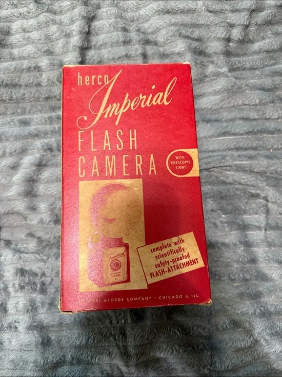 Imperial Flash Camera Boxed in Red