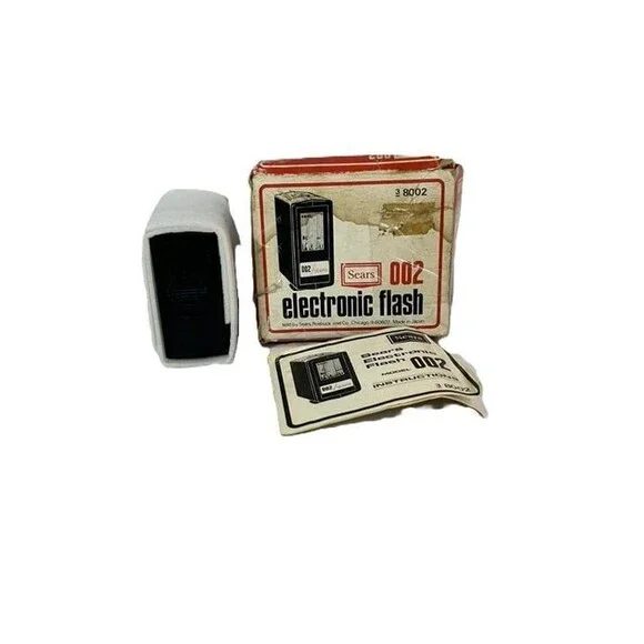 New In Box Vintage Sears electronic flash 002