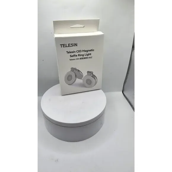 TELESIN C03 Magnetic Selfie Light, Phone Light Compatible with iPhone Magsafe