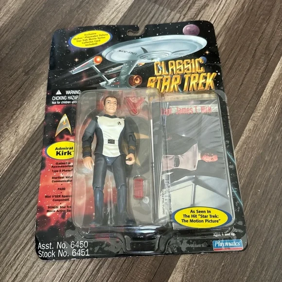 Vintage Star Trek action figure movie series