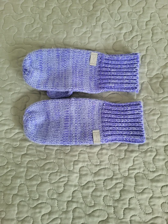 Under Armour Kids Purple Knit Mittens
