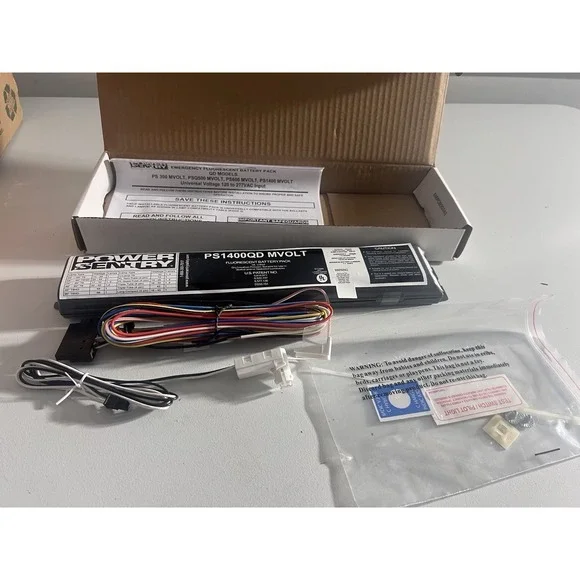 T8 Emergency Ballast, SD Power Sentry Quick Disconnect Emergency Fluorescent Bat