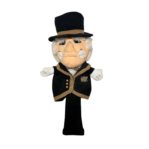 2004 Datrex University of Wake Forest DEMON DEACONS Golf Driver Head Cover Plush