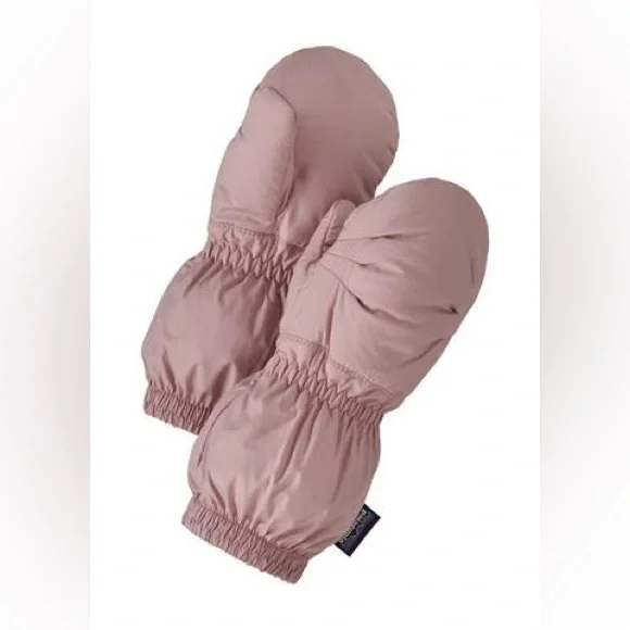 Patagonia Baby Puff Mittens in Fuzzy Mauve