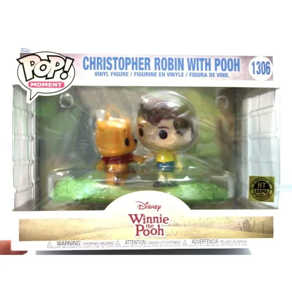 Funko Pop Moments Disney Christopher Robin Winnie Pooh Hot Topic Exclusive Fig