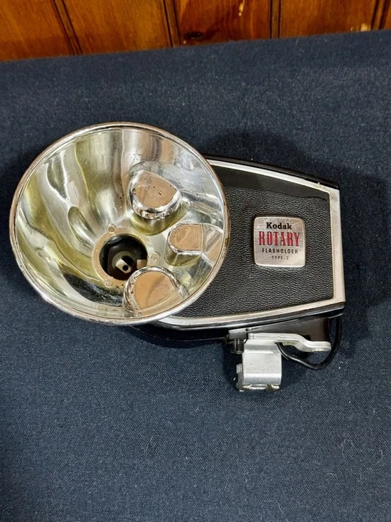 Kodak Black and Silver Rotary Flasholder Type-2 with original instructions