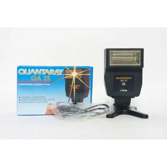 Quantaray QA 25 Computerized Automatic Flash. Brand New In The Box