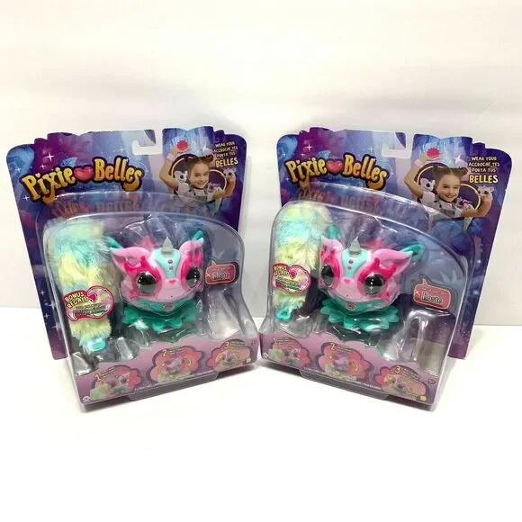 Pixie Belles 2 Pack Interactive Enchanted Animal Toy Rosie Pink for Kids 5+