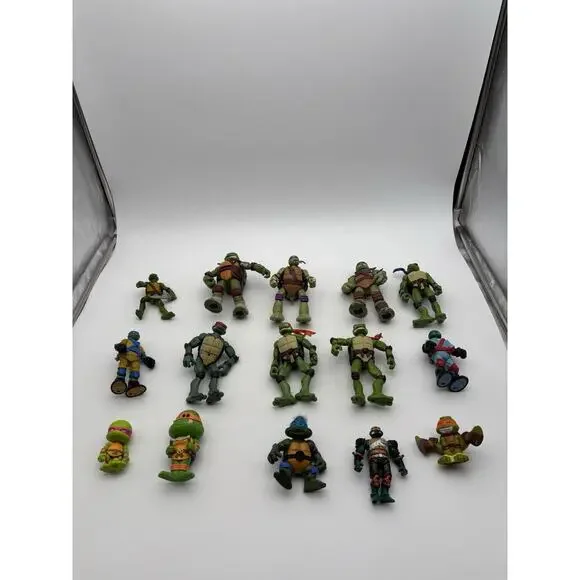 15 - TMNT Action Figure Toy Lot 2000’s Teenage Mutant Ninja Turtles Vintage
