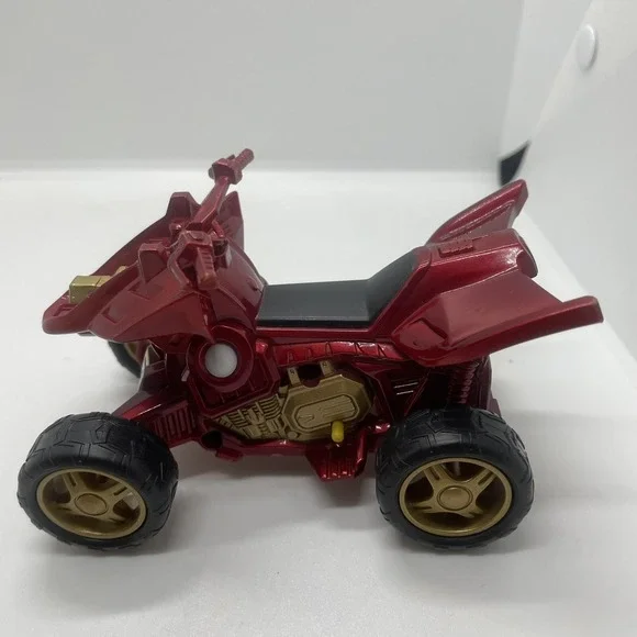Iron Man Quad Motorcycle Action Figure‎ Vehicle Toy 2010 Marvel Hasbro C-2945A