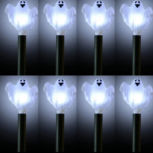 Ghost LED Light Stakes for Halloween