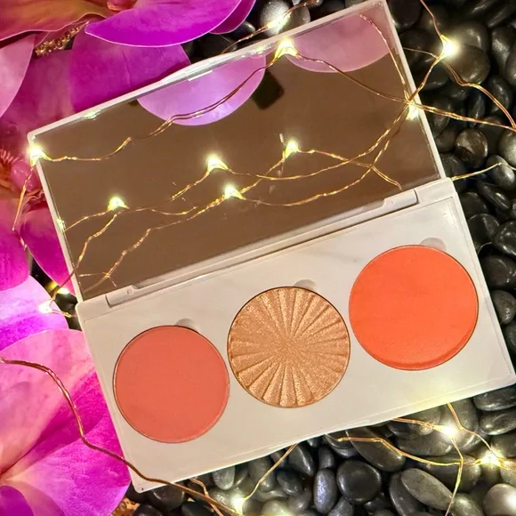 OFRA Midi Palette Sitting Pretty $35 MSRP 3 Pan Blush & Highlighter NIB