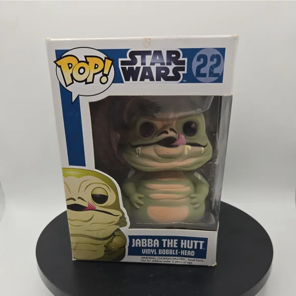 Funko Pop! Vinyl: Star Wars -‎ Jabba the Hut #22 LARGE FONT - VAULTED +Protector