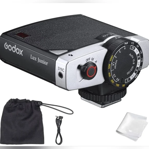 Godox Lux Junior GN12 Retro Camera Flash New