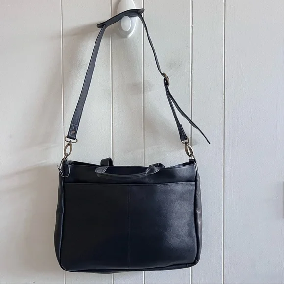 Latico Genuine Leather Laptop Messenger Bag