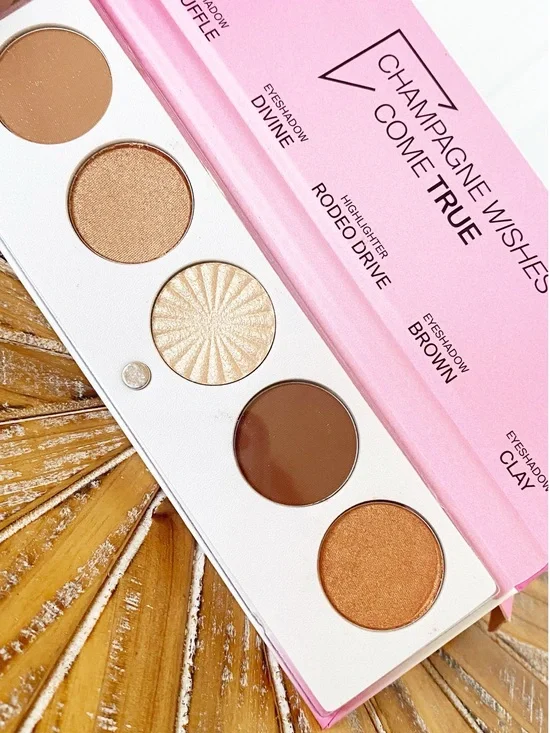 NIB OFRA Champagne Wishes Neutral & Gold Eyeshadow & Highlighter Palette
