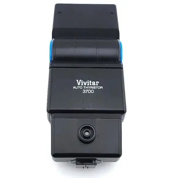 Vivitar Auto Thyristor 3700 Flash Unit – Tested & Working – Vintage Camera Flash