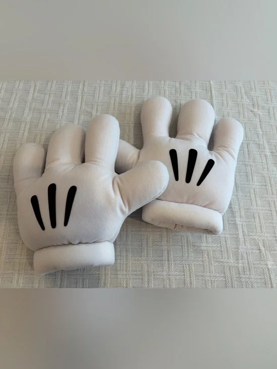 Disneyland Parks Mickey Mouse Plush Hand Gloves, One Size Fits Most