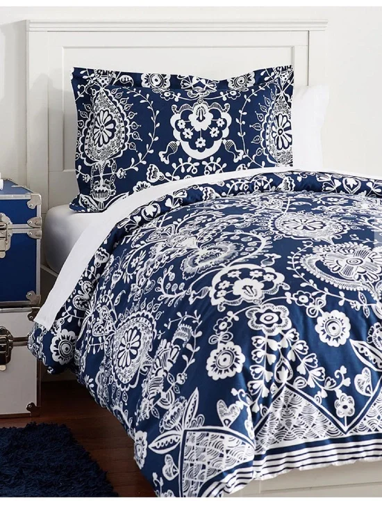 Pottery Barn Dorm Pottery Barn Natalia Duvet Cover Size Twin 100% Cotton