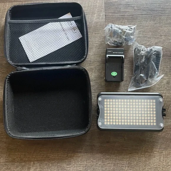 LED Video Light Kit with Case