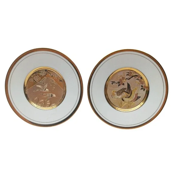 VTG [2x] Art of Chokin / 24K Gold Edged / 7.5