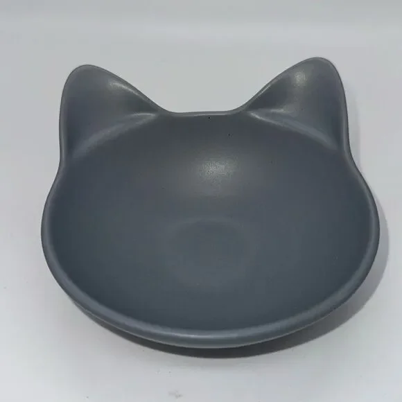 Stoneware Kitty Food/Bowl