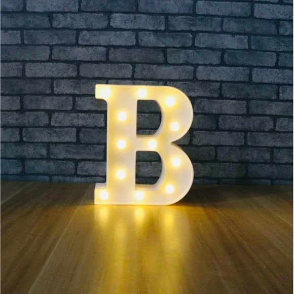 Illuminated Letter B Marquee Light