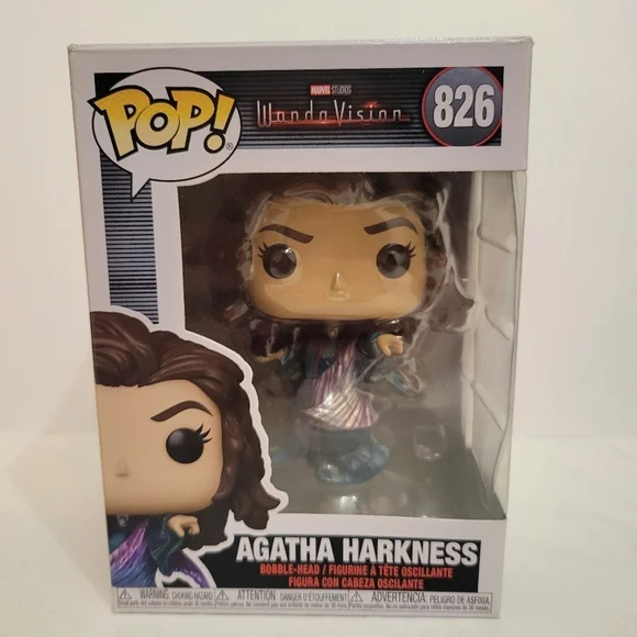 Funko Pop Marvel Agatha Harkness‎ Wanda Vision #826 Bobblehead New Opened Box