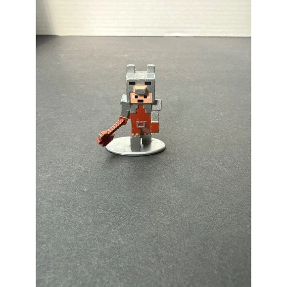 Jada Toys Minecraft Dungeons Nano Metalfigs Wolf Armor Die-Cast Figure MC34