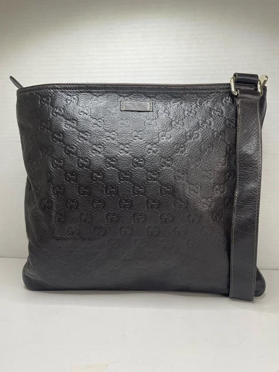 GUCCI Guccisima GG Logo Crossbody Shoulder Bag