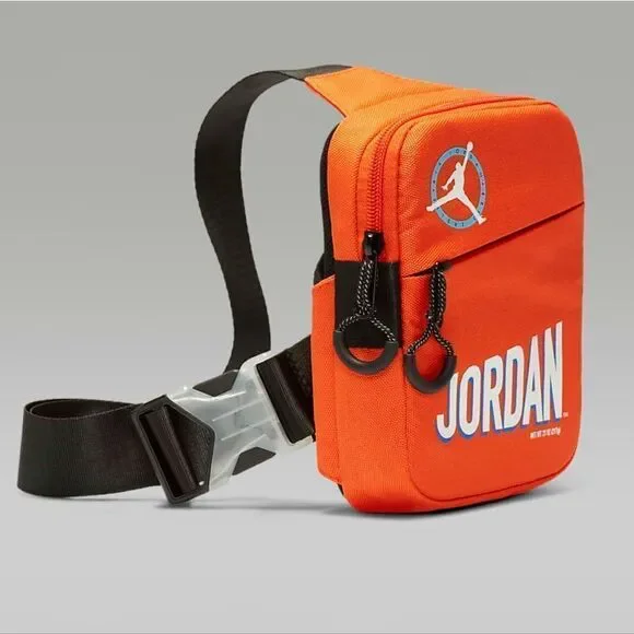 Air Jordan OG MVP Hip Bag Fanny Pack Orange Black Zippers Buckle Retro Brand New